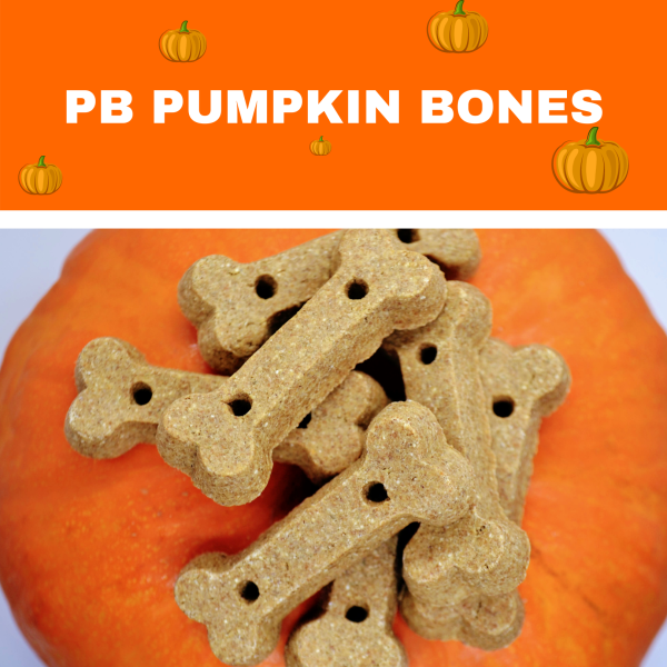 PB Pumpkin Bones Dog Treats