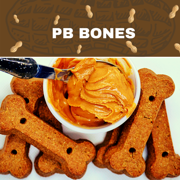 PB Bones peanut butter dog treats