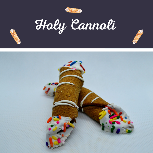 Holy Cannoli Dog Treats