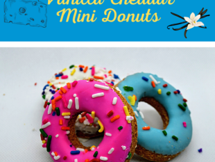 Vanilla Cheddar Mini Donuts dog treats
